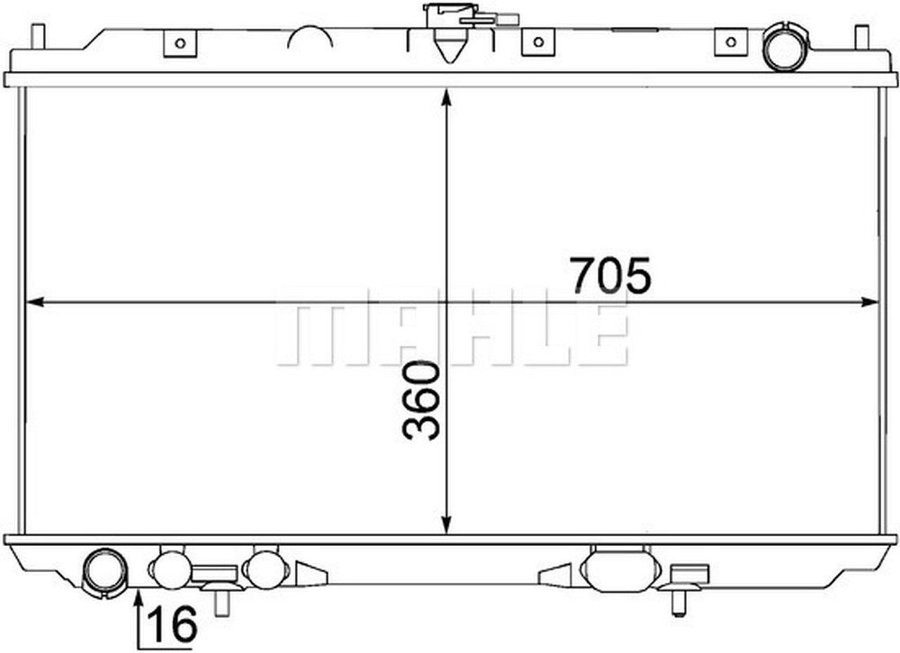 MAHLE PC Radiator CR1489000S
