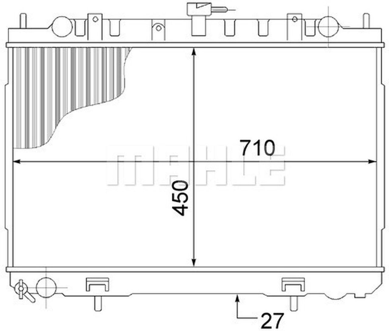 MAHLE PC Radiator CR1491000S