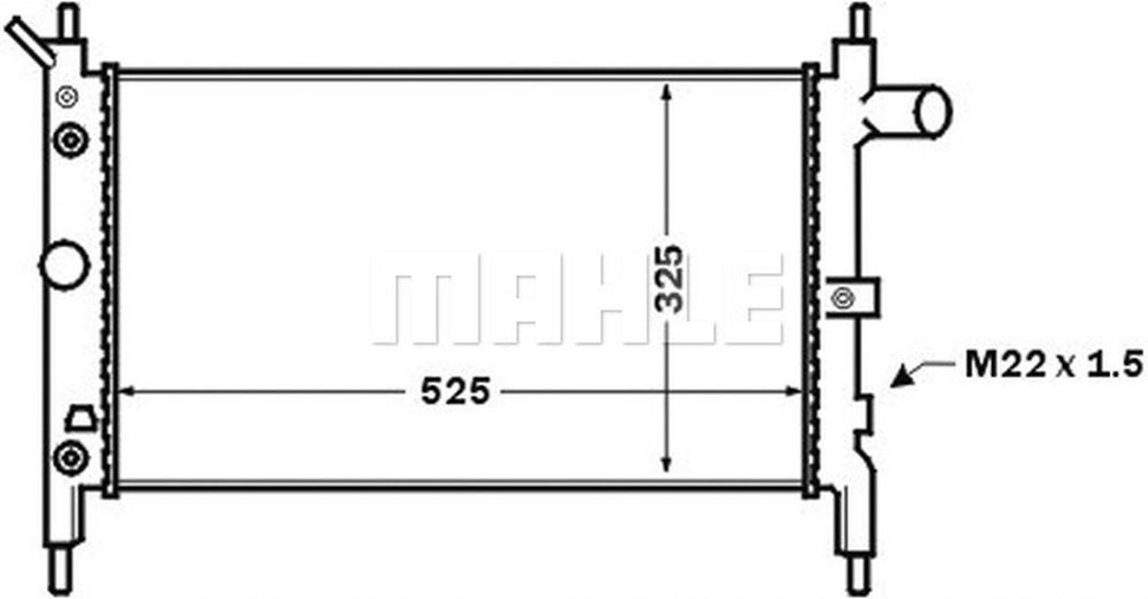 MAHLE PC Radiator CR1492000S