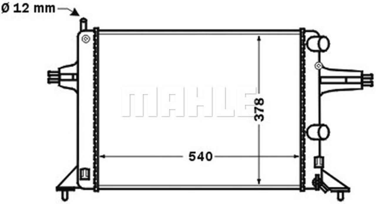 MAHLE PC Radiator CR1494000S