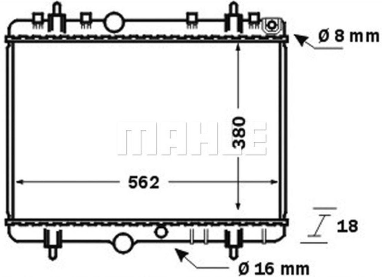 MAHLE PC Radiator CR1501000S