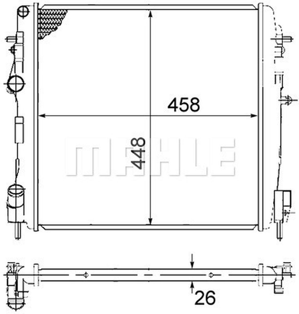 MAHLE PC Radiator CR1506000S