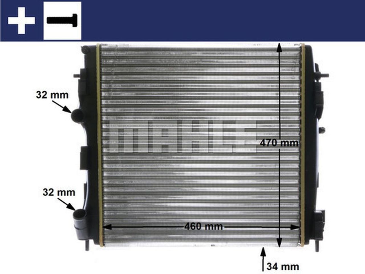 MAHLE PC Radiator CR1506000S