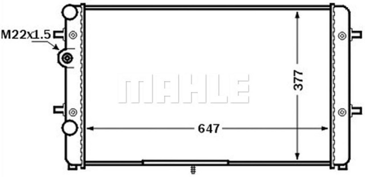 MAHLE PC Radiator CR1512000S
