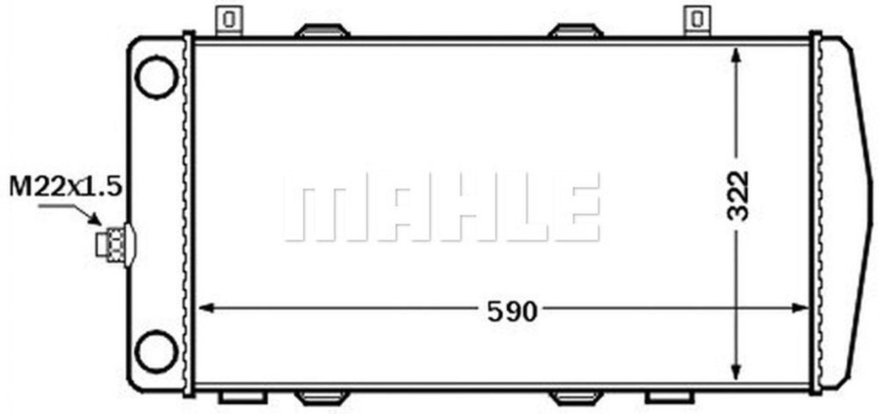 MAHLE PC Radiator CR1513000S