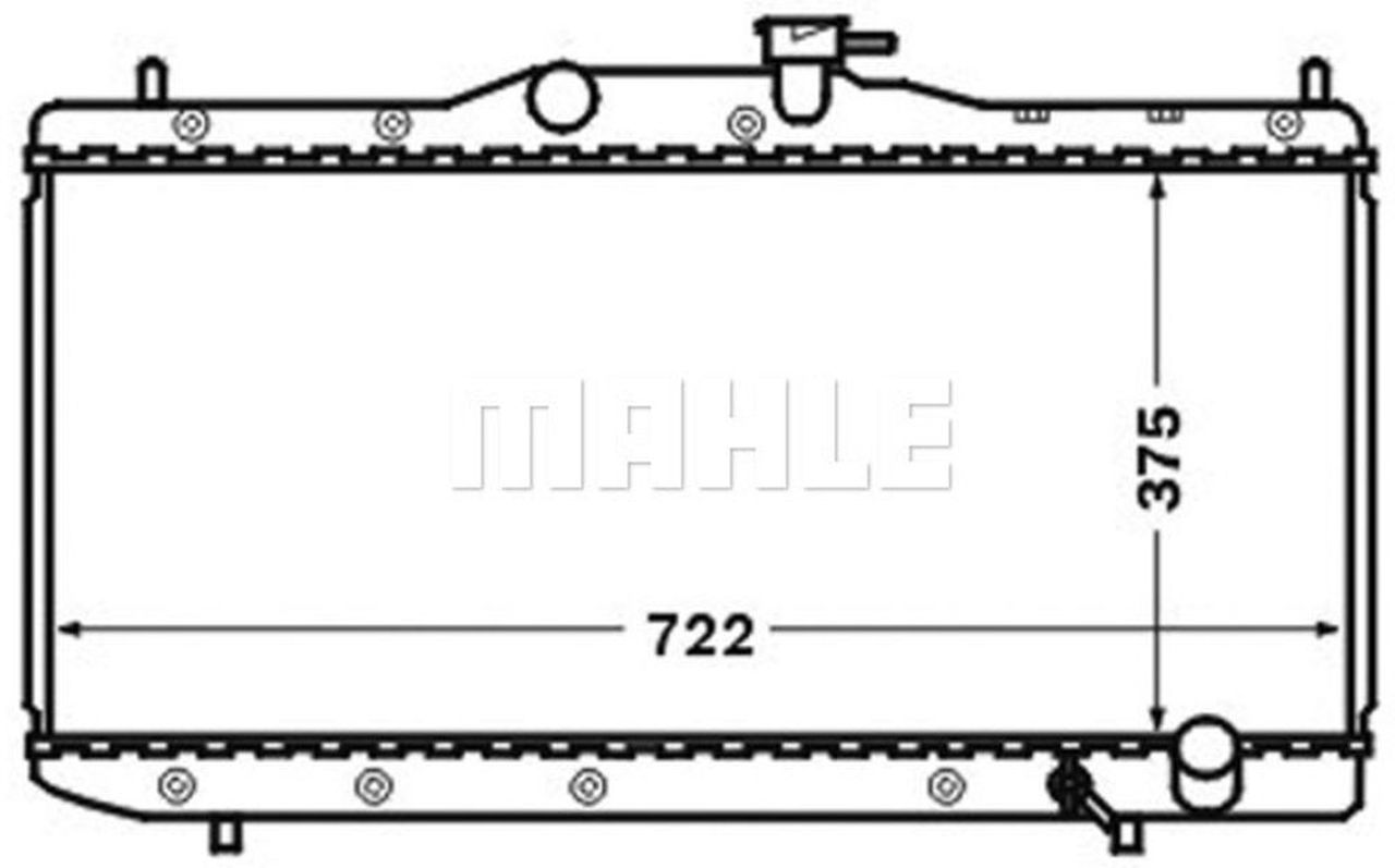 MAHLE PC Radiator CR1518000S