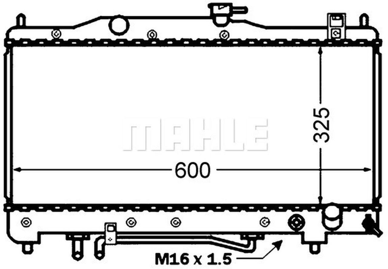 MAHLE PC Radiator CR1519000S