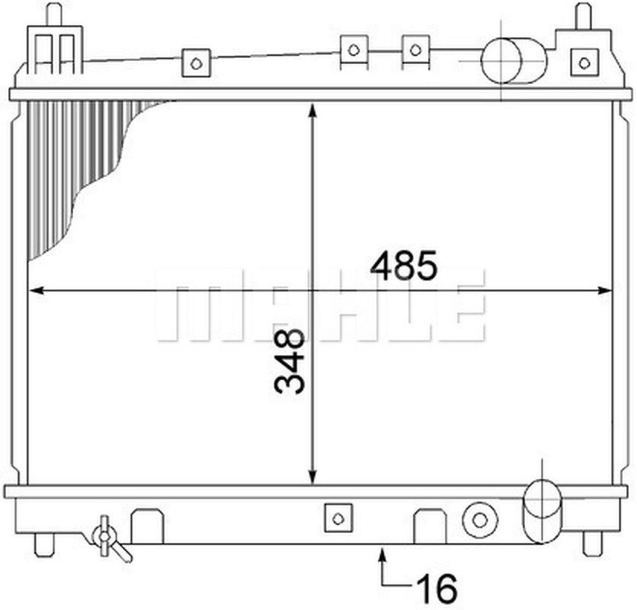 MAHLE PC Radiator CR1524000S