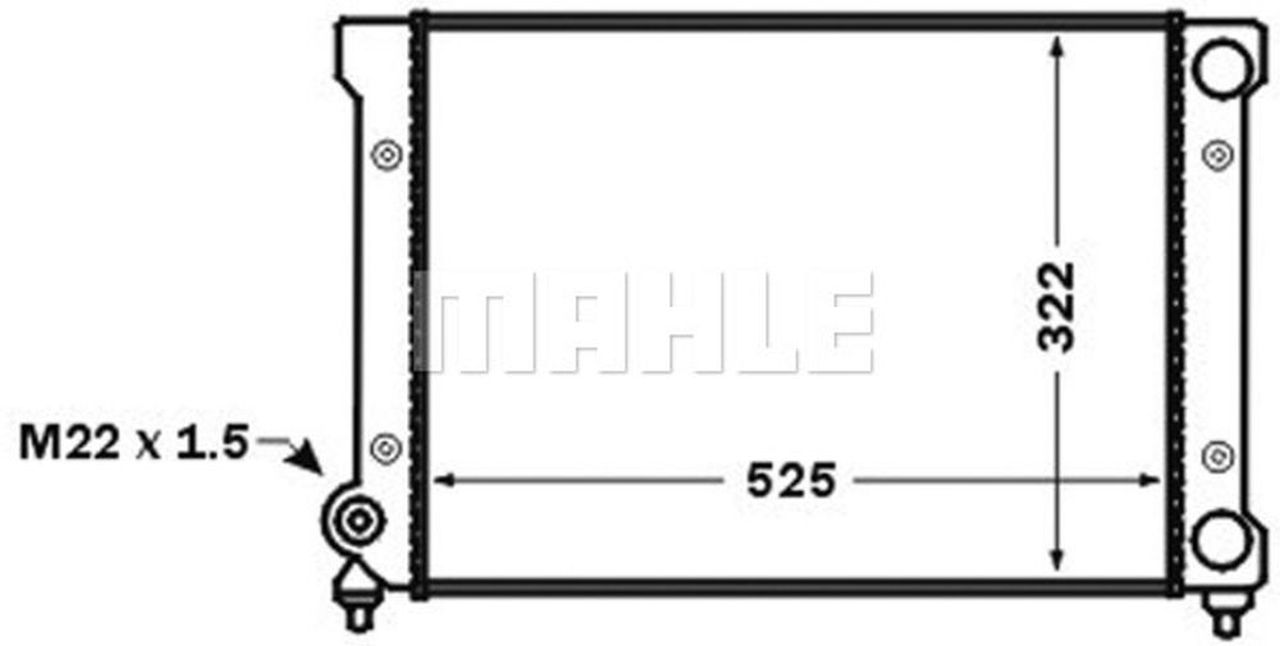 MAHLE PC Radiator CR1532000S
