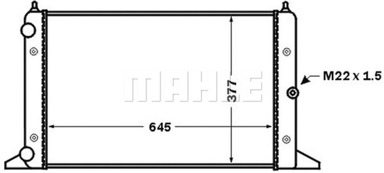 MAHLE PC Radiator CR1534000S