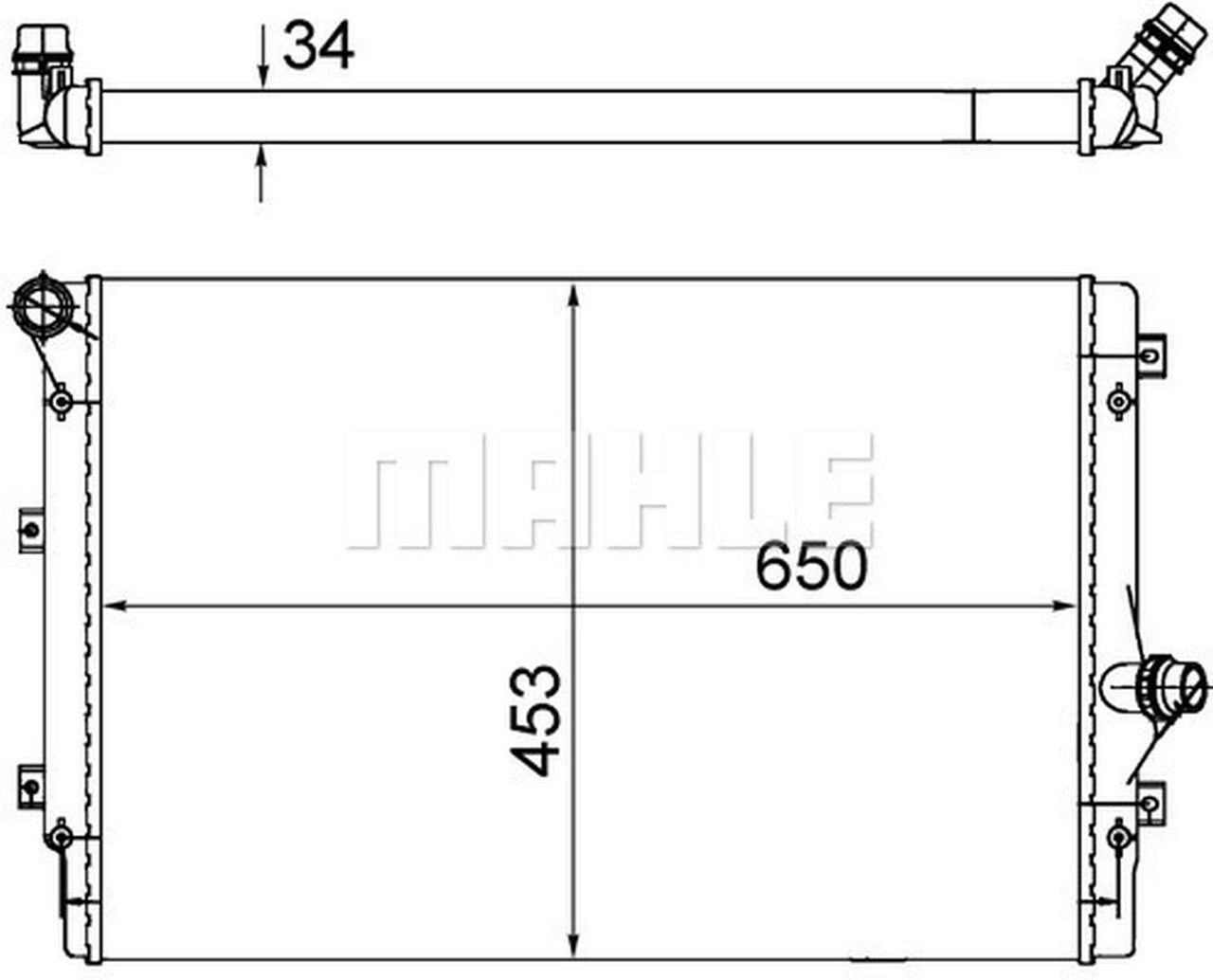 MAHLE PC Radiator CR1539002S