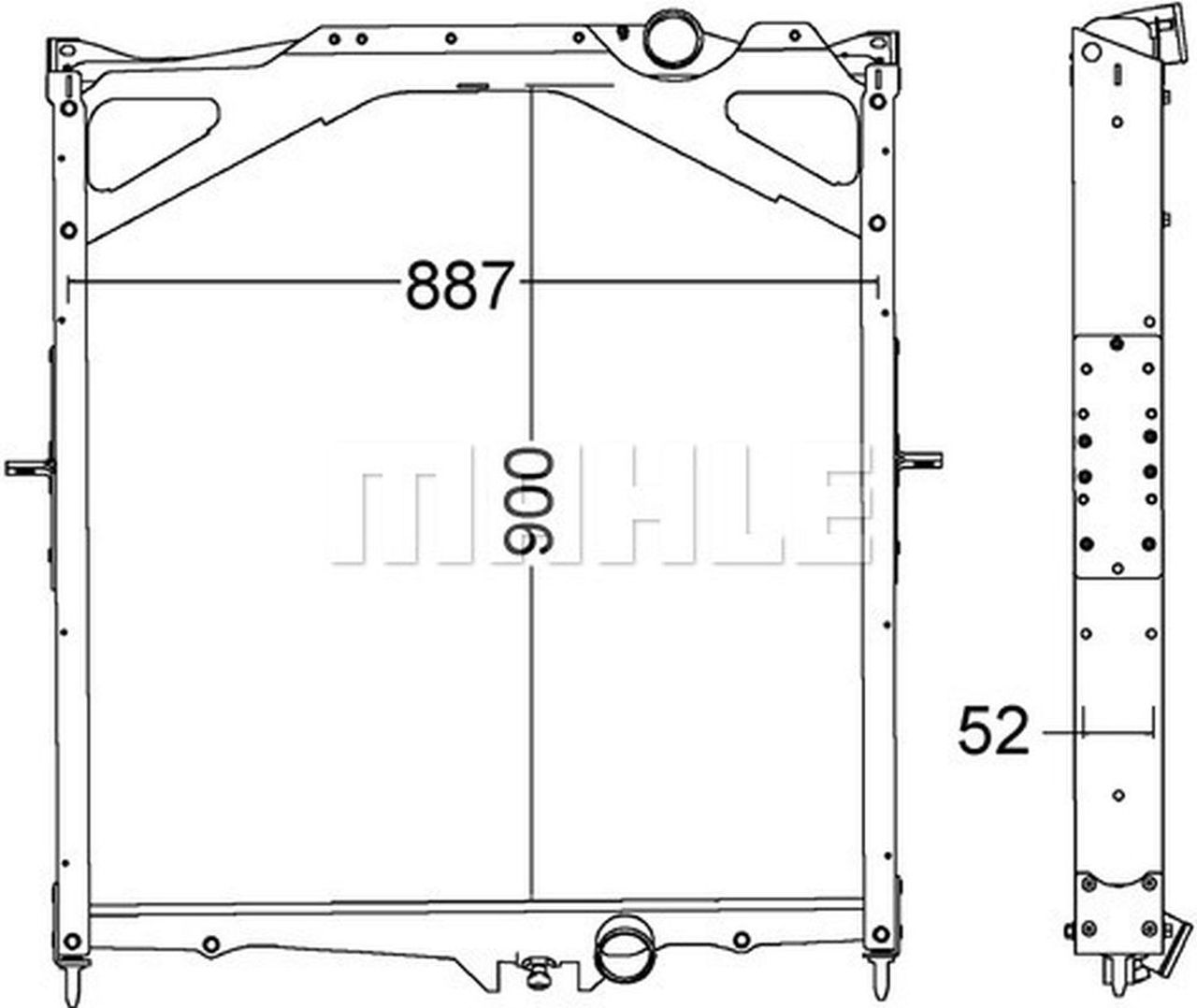 MAHLE Truck/Bus Radiator CR1556000P