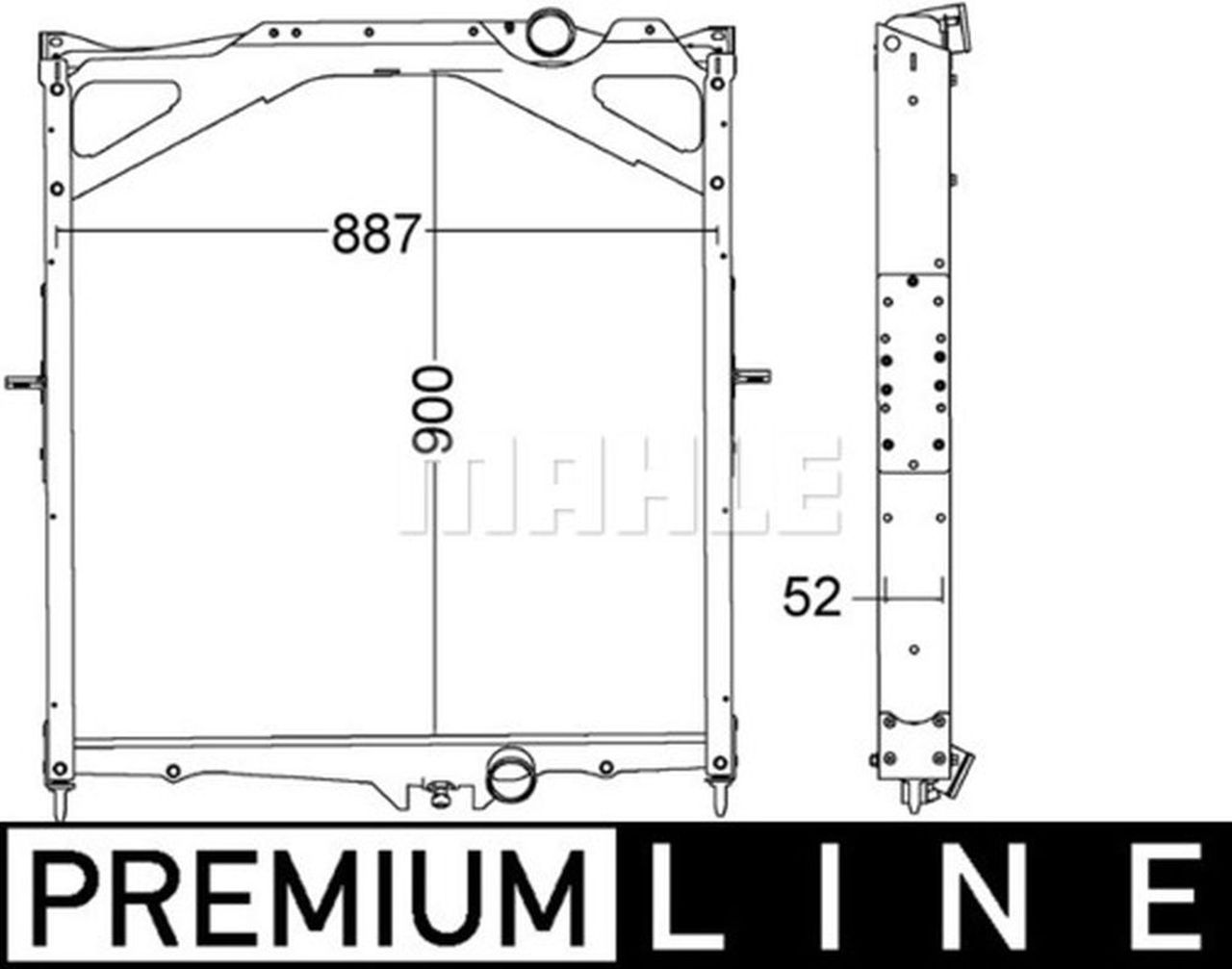 MAHLE Truck/Bus Radiator CR1556000P