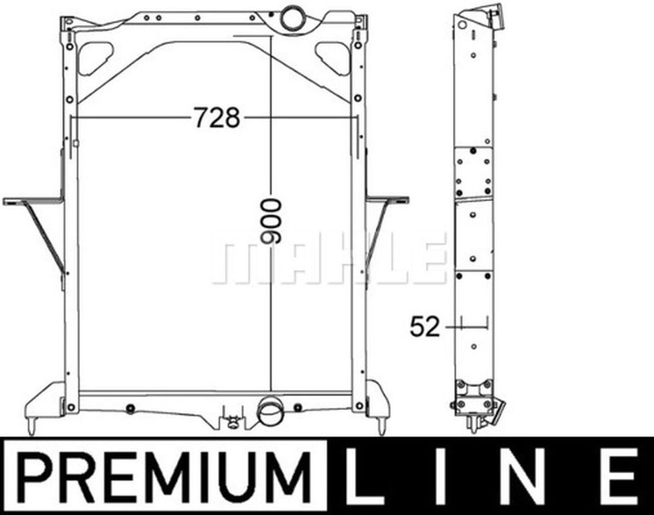MAHLE Truck/Bus Radiator CR1557000P