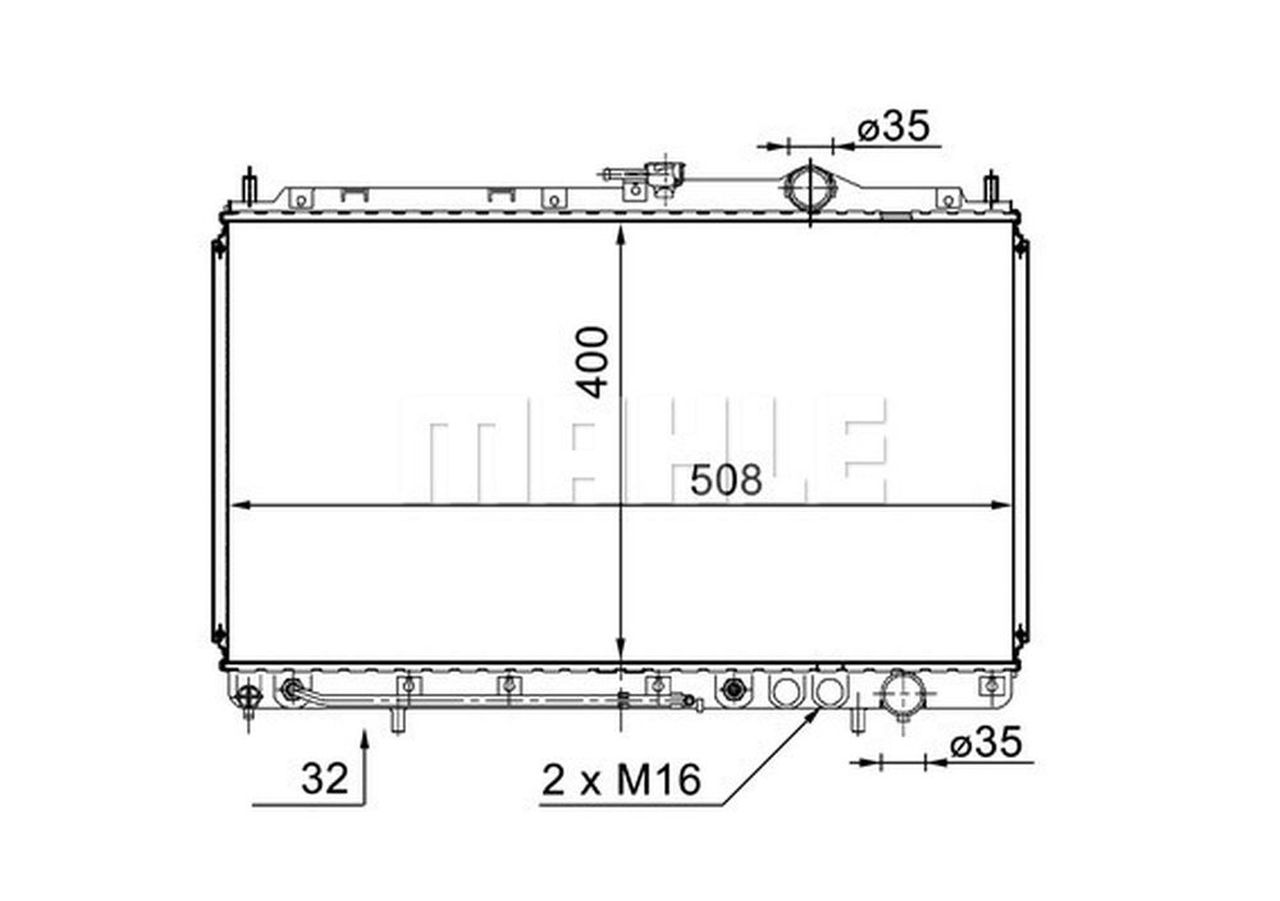 MAHLE PC Radiator CR1570000S