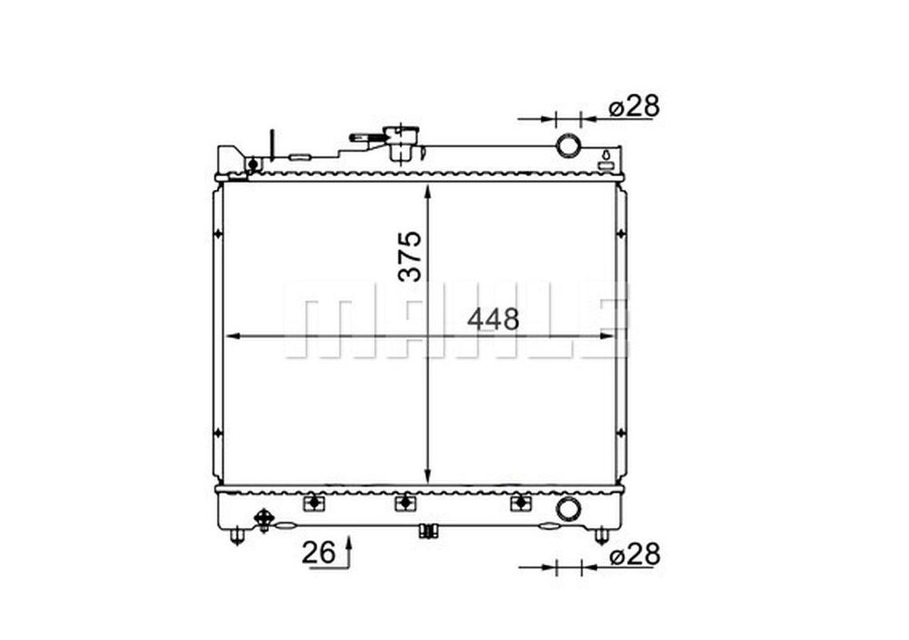 MAHLE PC Radiator CR1576000S
