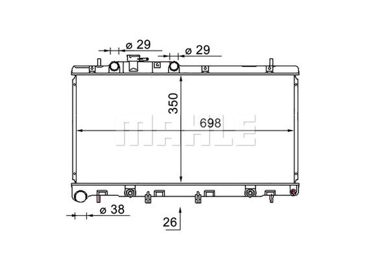 MAHLE PC Radiator CR1580000S