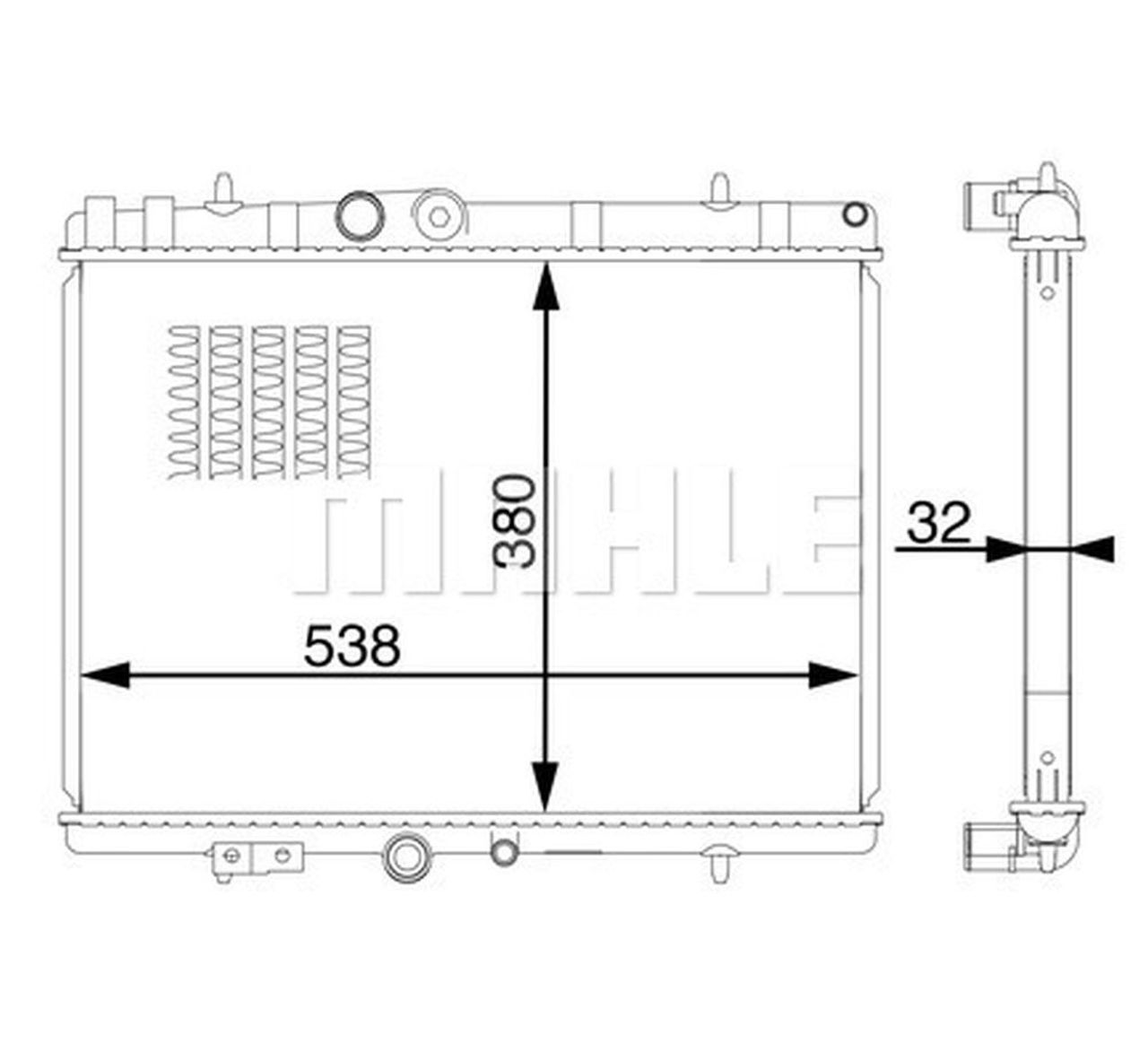 MAHLE PC Radiator CR1597000S