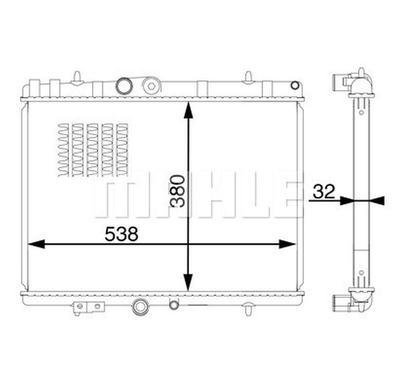 MAHLE PC Radiator CR1598000S