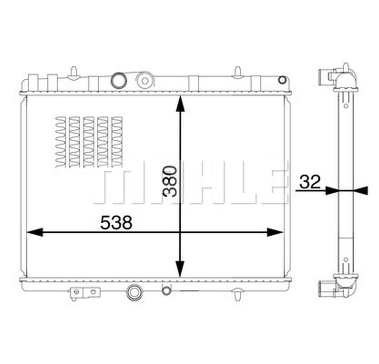 MAHLE PC Radiator CR1599000S