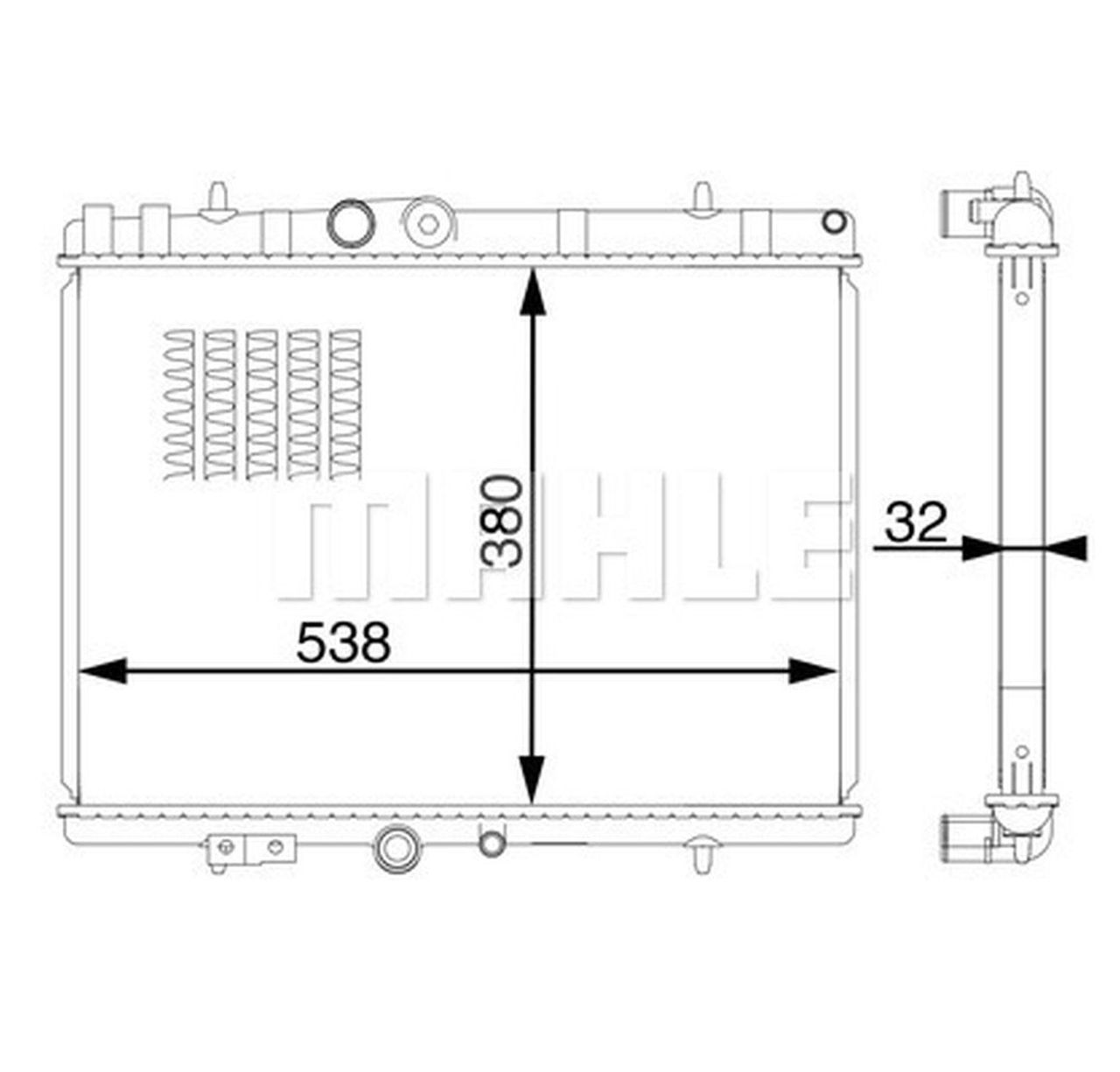 MAHLE PC Radiator CR1600000S
