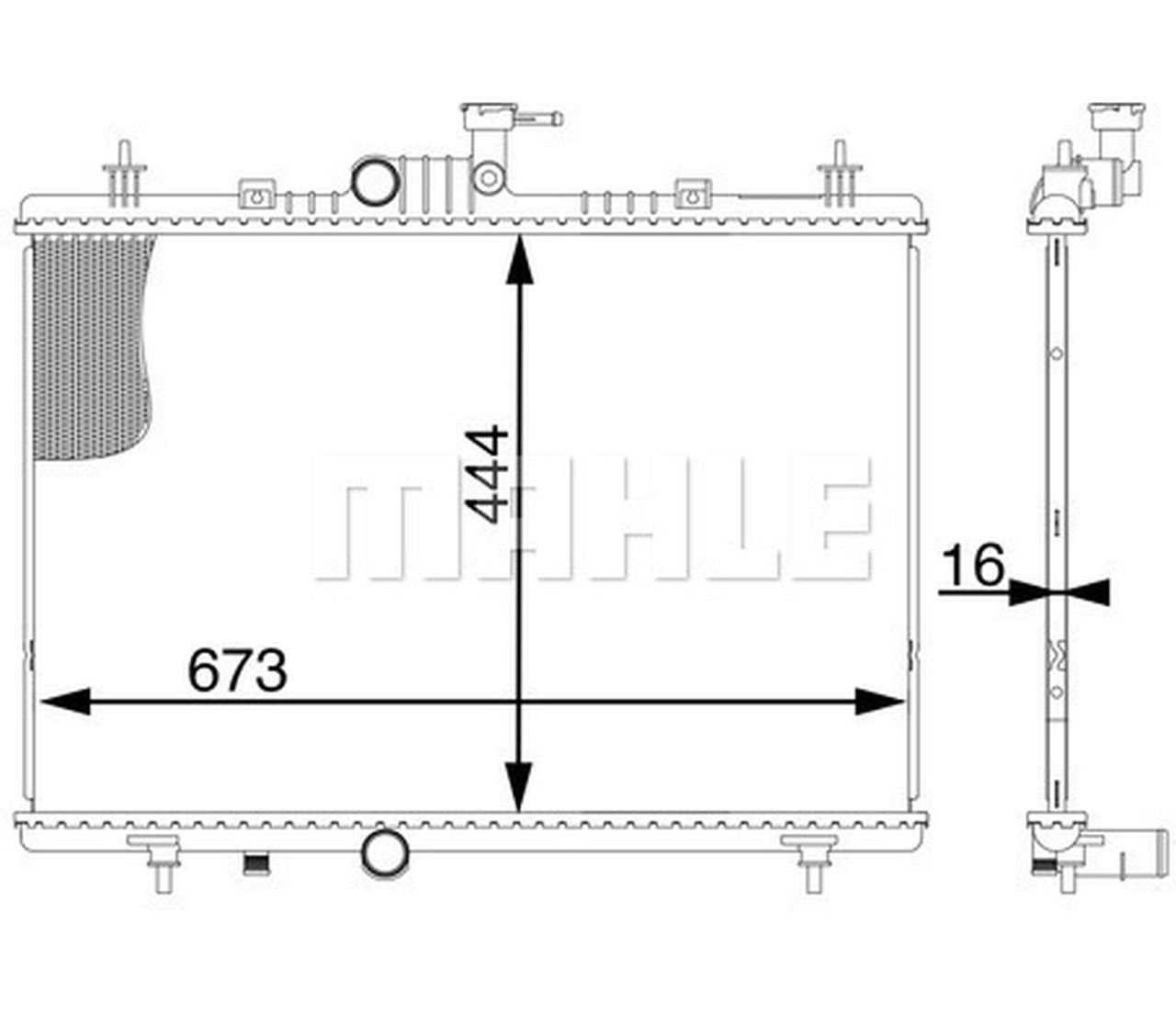 MAHLE PC Radiator CR1606000S