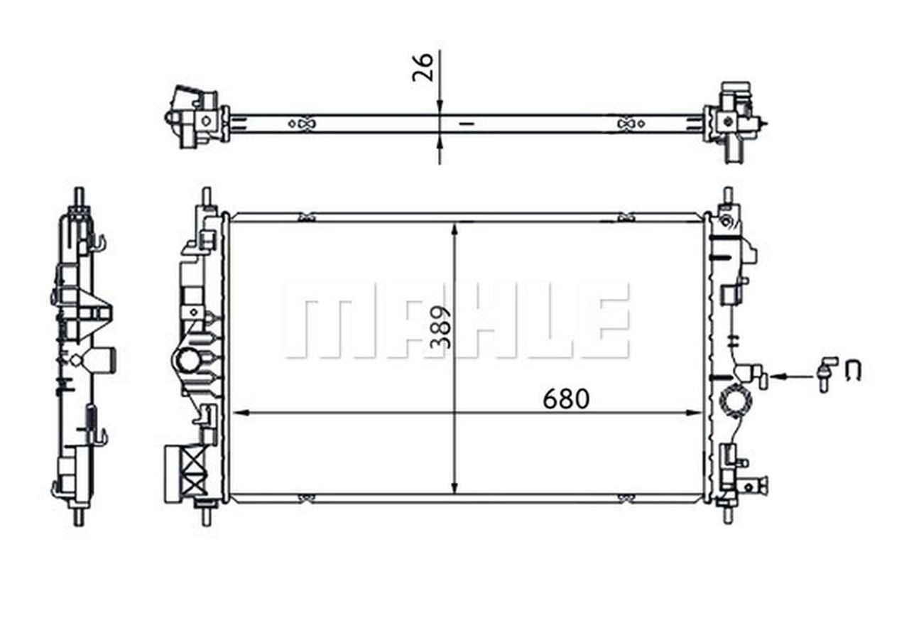 MAHLE PC Radiator CR1697000S