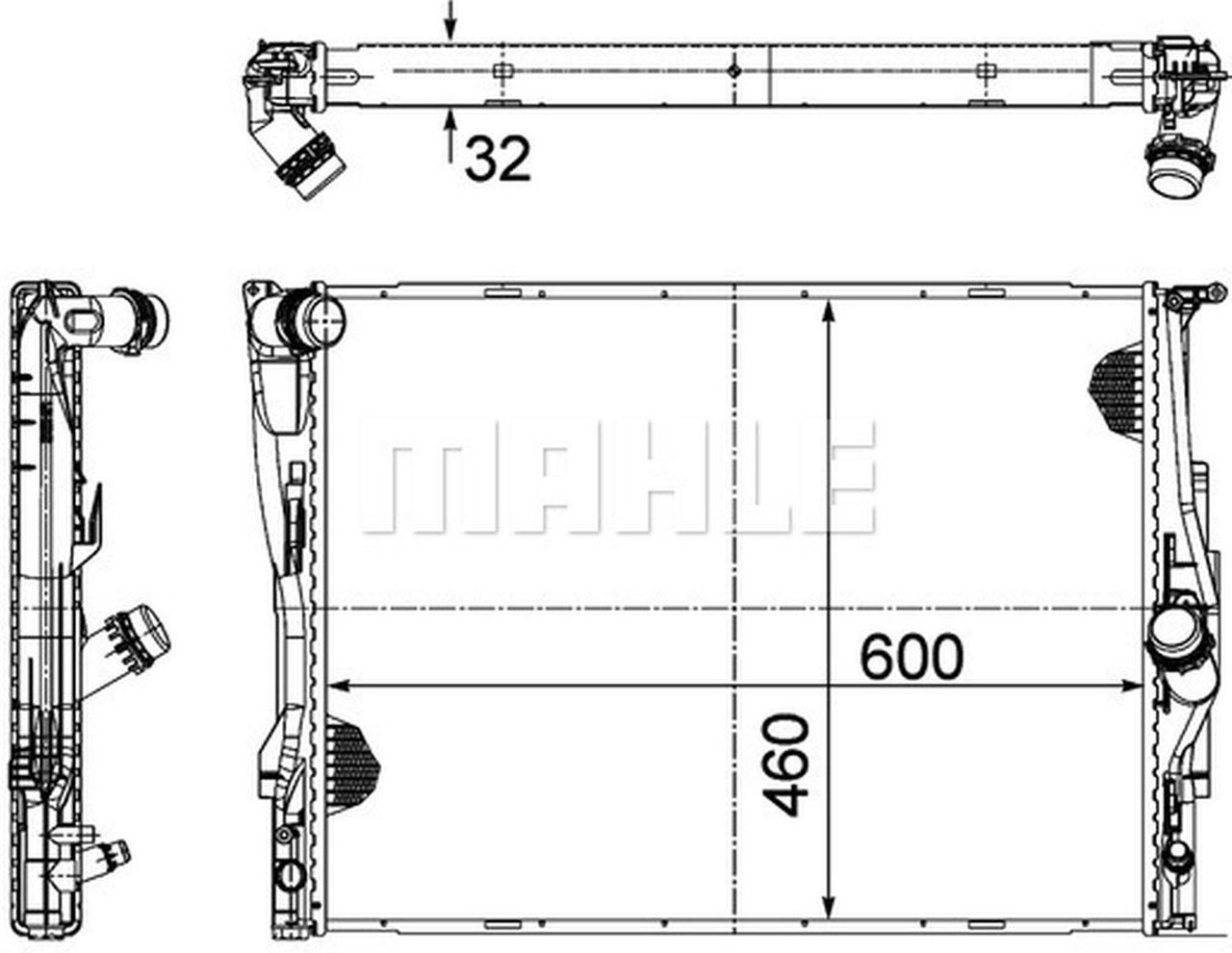MAHLE PC Radiator CR1711000P
