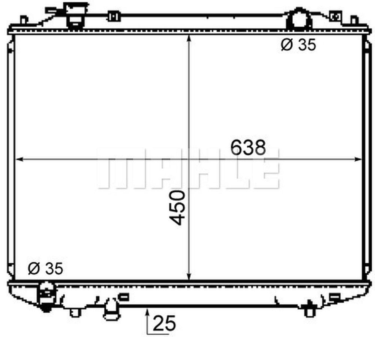 MAHLE PC Radiator CR1746000S