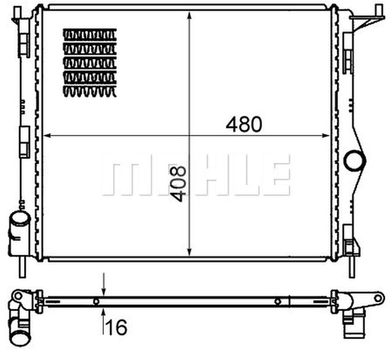 MAHLE PC Radiator CR1765000S