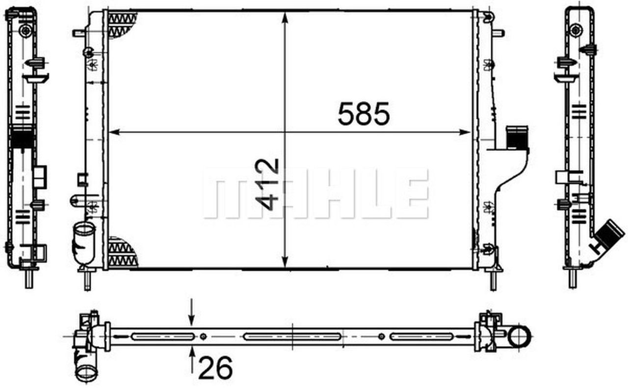 MAHLE PC Radiator CR1790000S