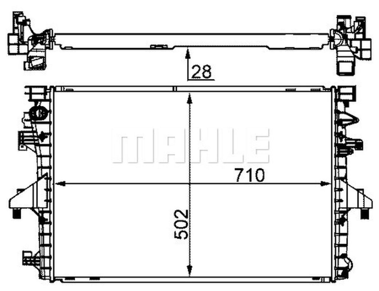 MAHLE LCV Radiator CR1792000S