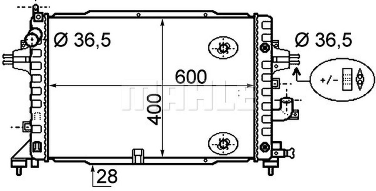 MAHLE PC Radiator CR1858000P