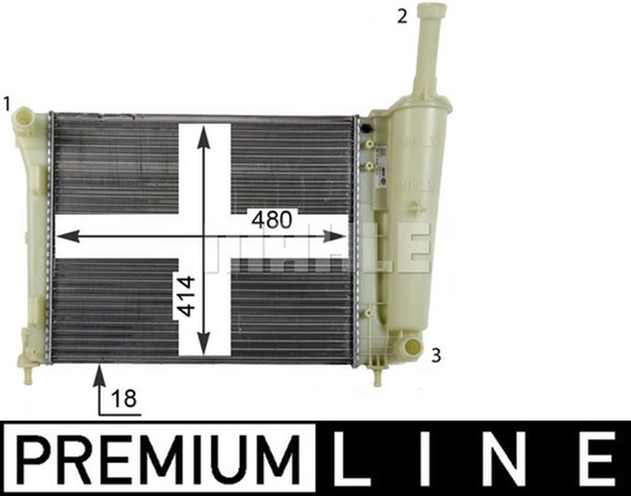 MAHLE PC Radiator CR1859000P