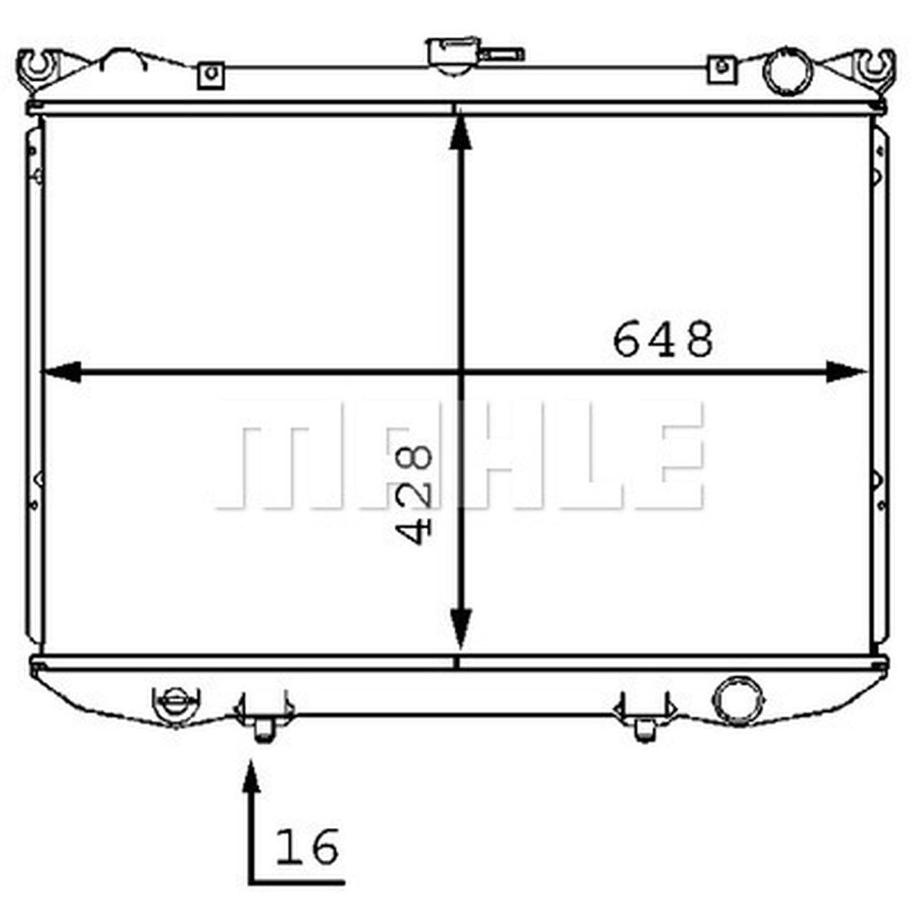 MAHLE PC Radiator CR187000S