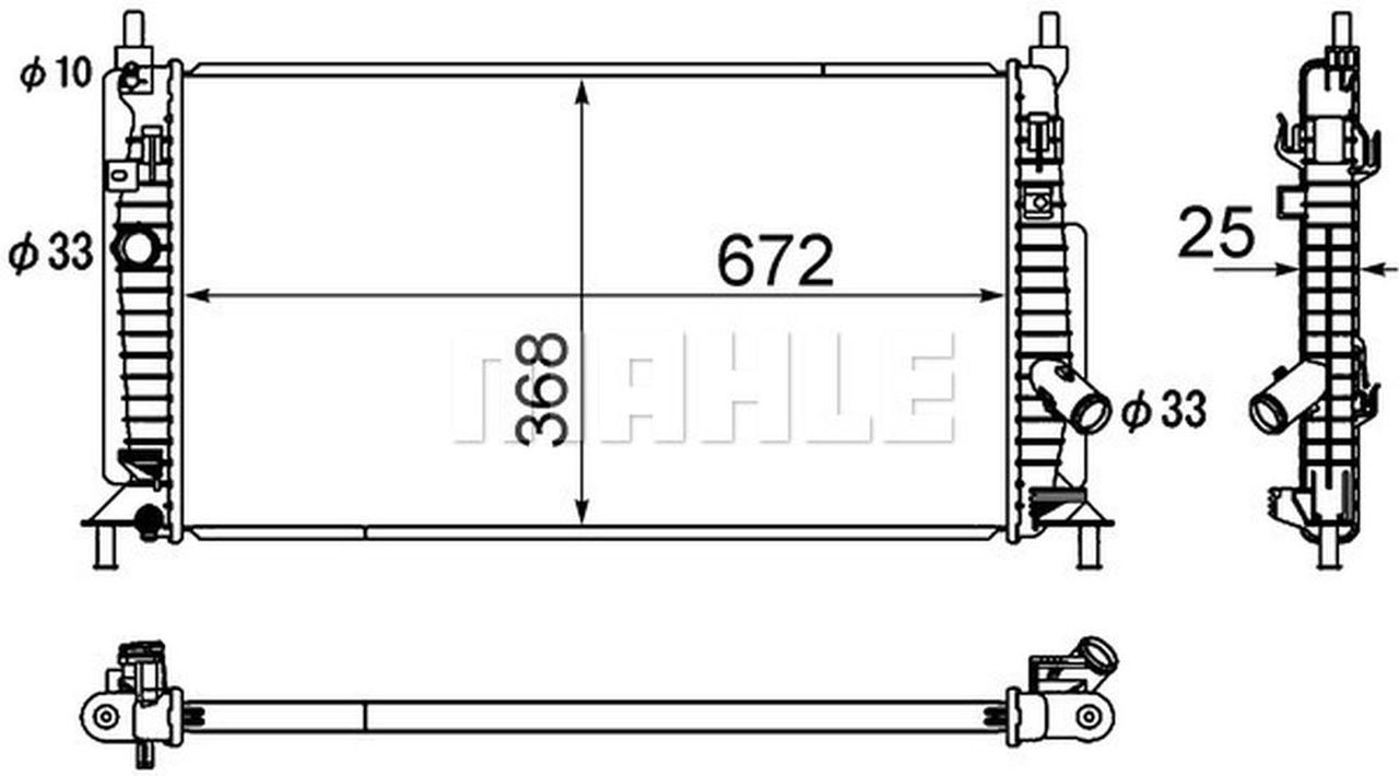 MAHLE PC Radiator CR1888000S