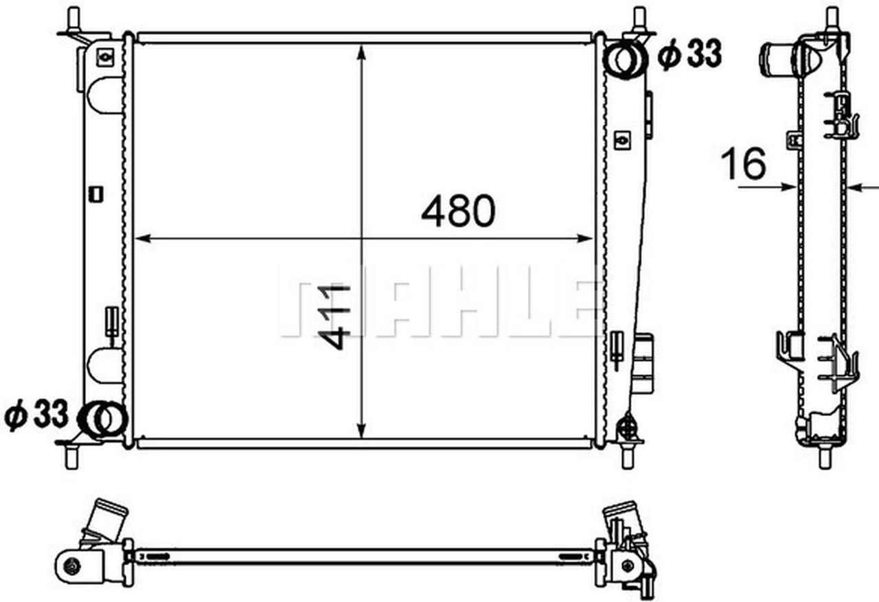 MAHLE PC Radiator CR1889000S