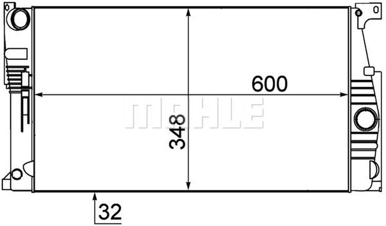MAHLE PC Radiator CR1907000P