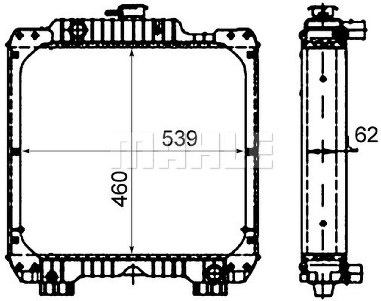 MAHLE OHW Radiator CR1936000P