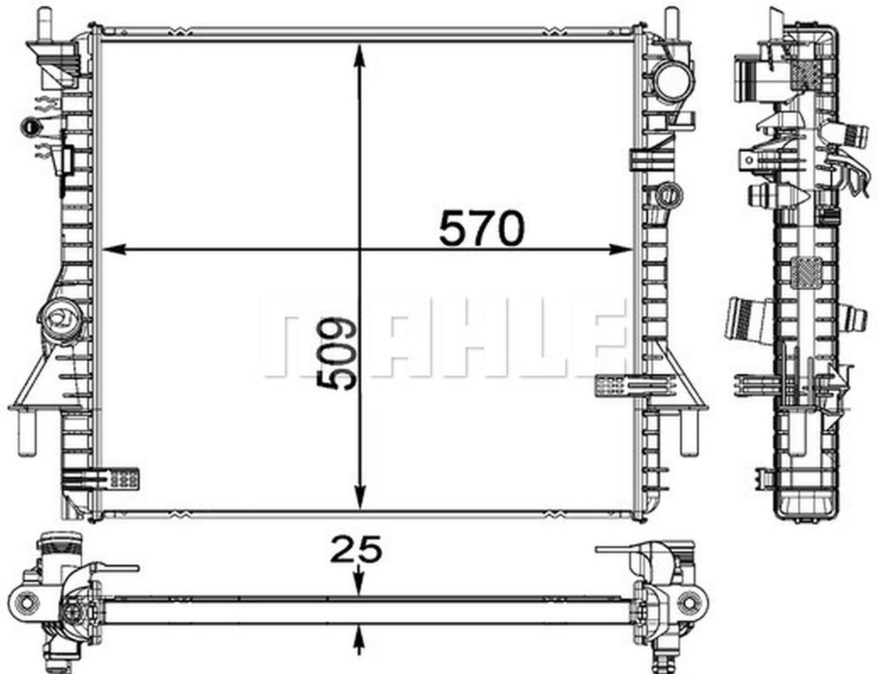 MAHLE PC Radiator CR1937000P
