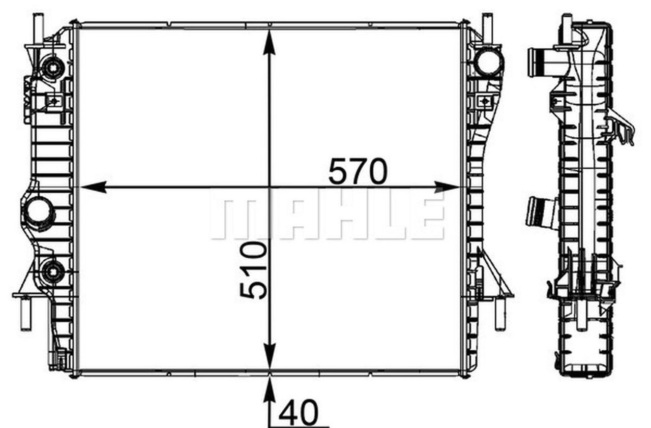 MAHLE PC Radiator CR1965000P