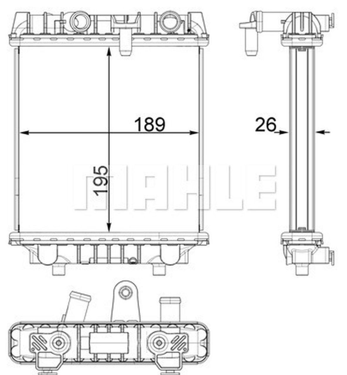 MAHLE PC Radiator CR1966000P