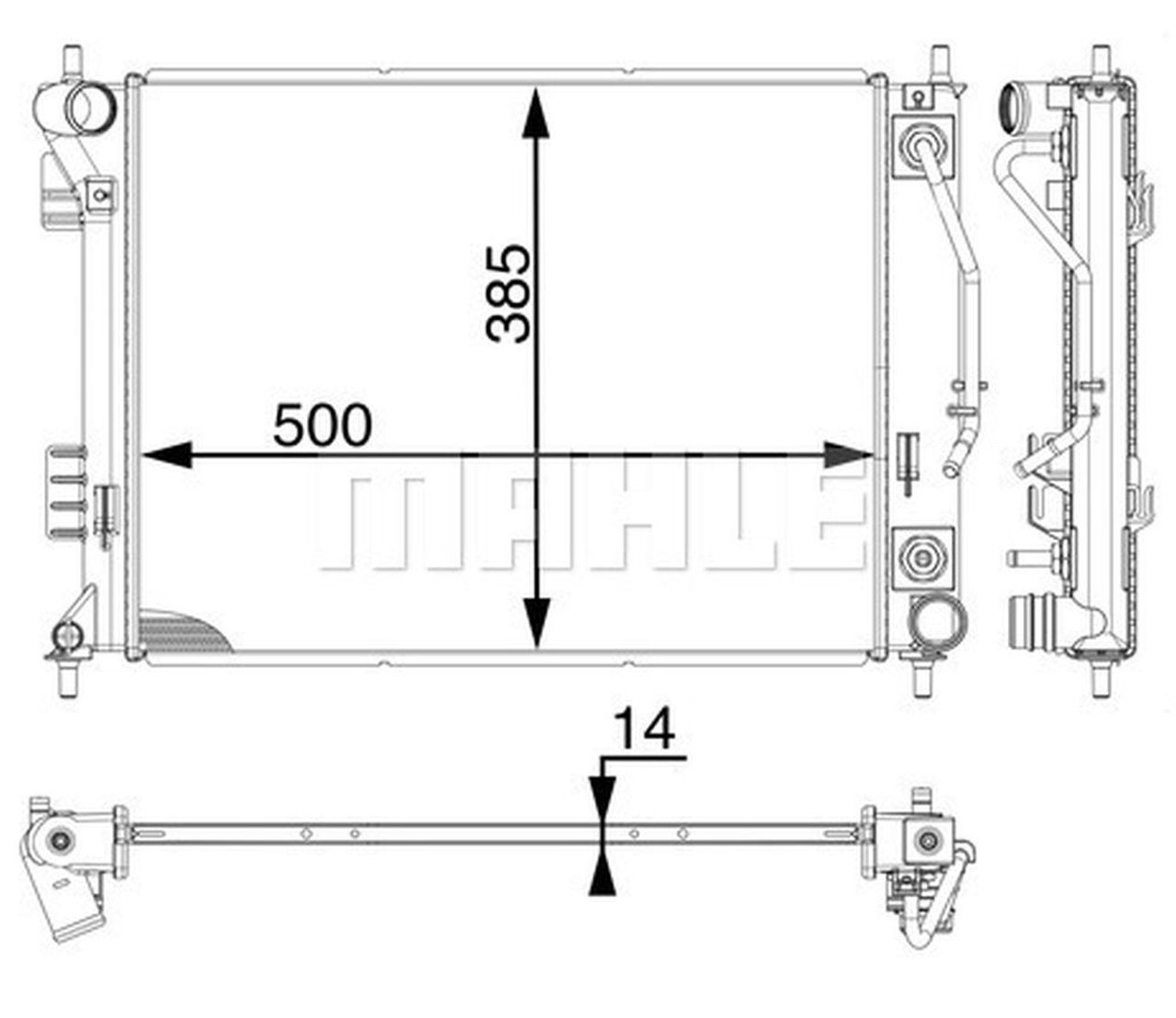 MAHLE PC Radiator CR1973000P