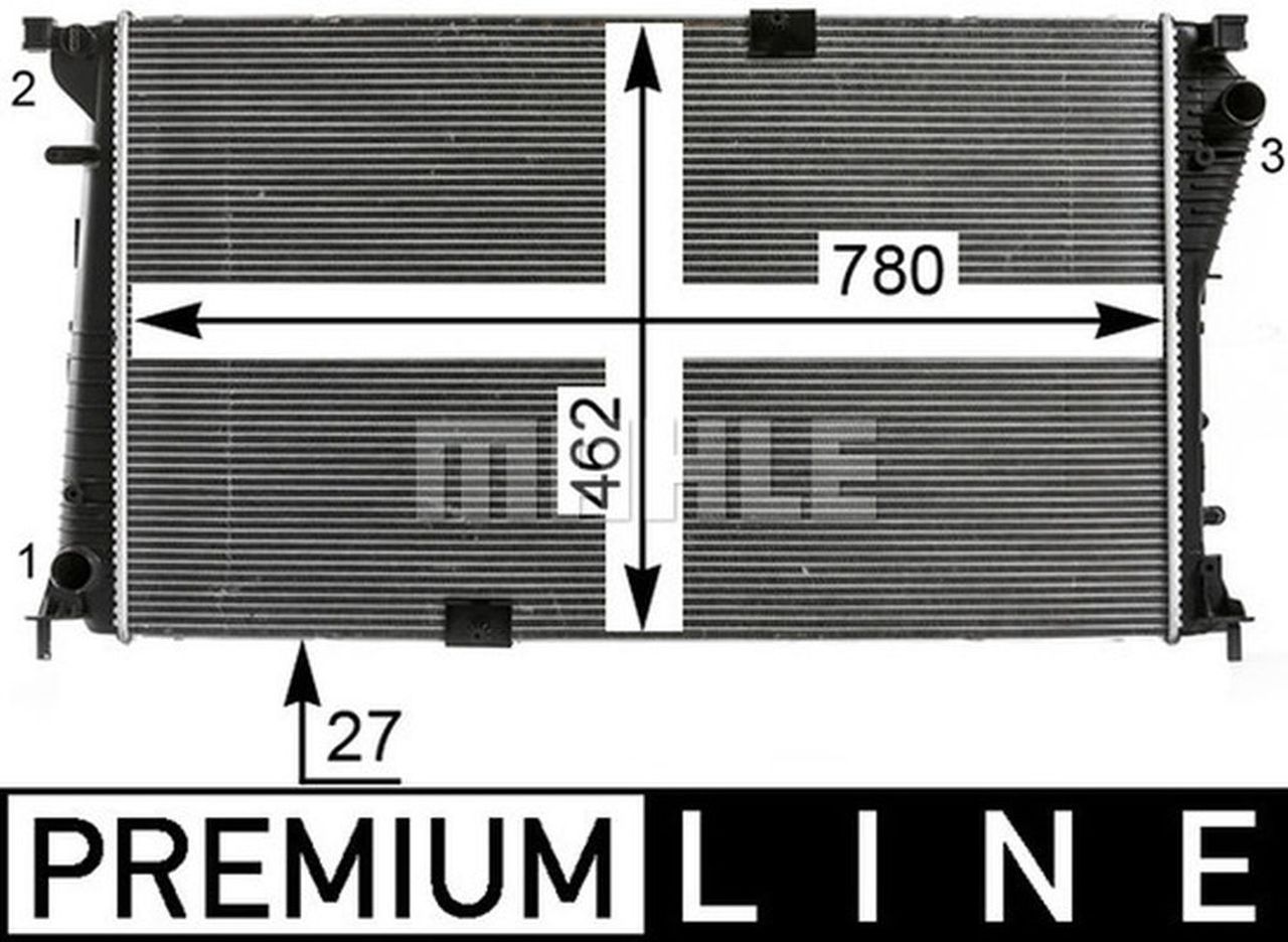 MAHLE LCV Radiator CR19000P