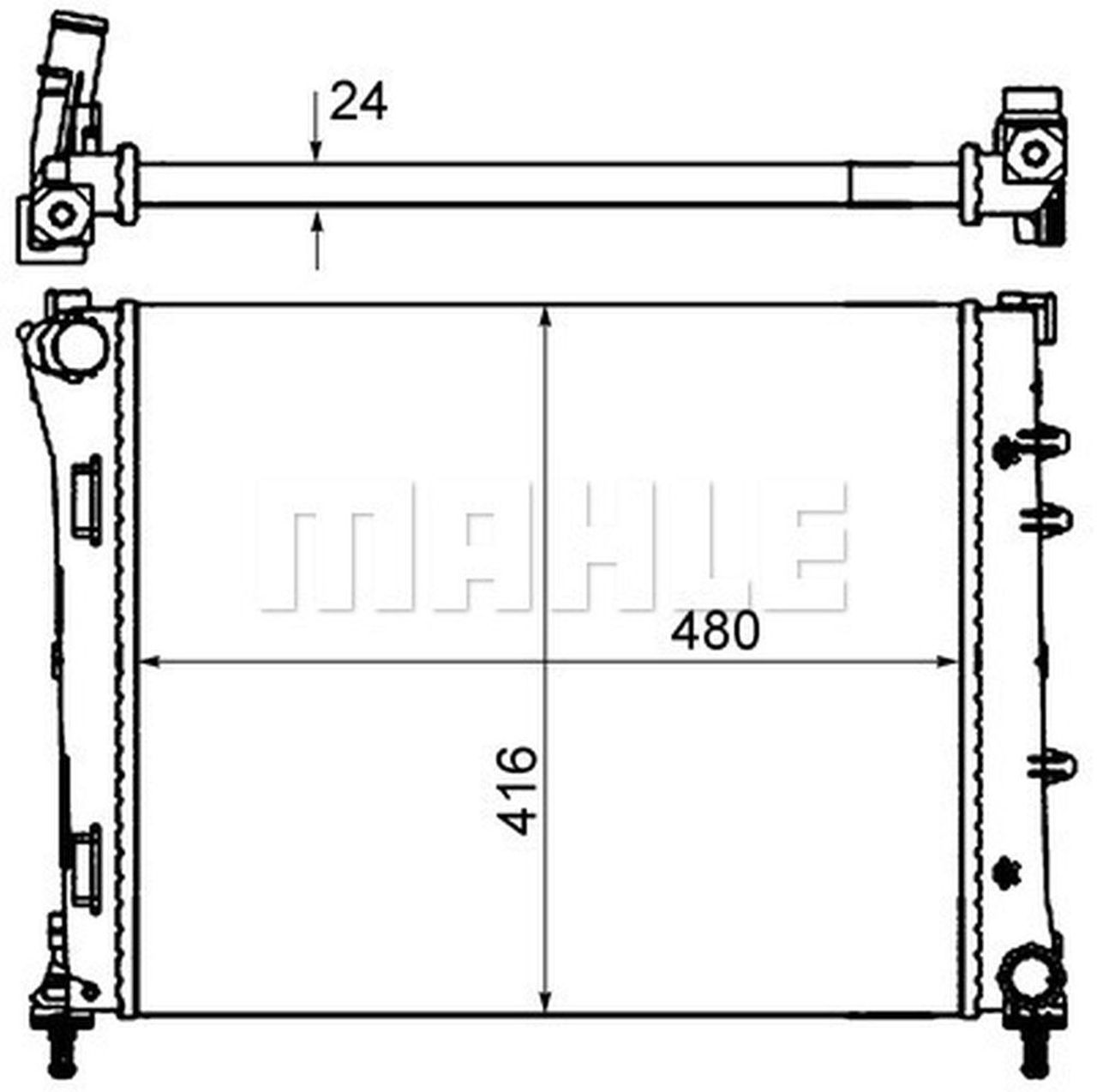 MAHLE PC Radiator CR2000000S