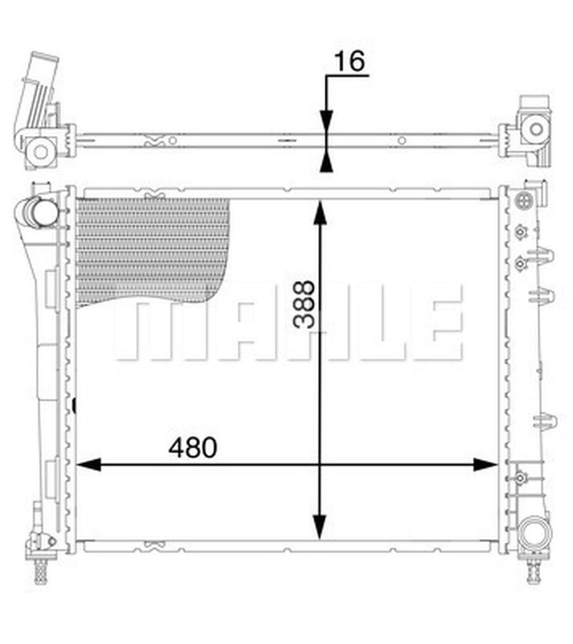 MAHLE PC Radiator CR2004000S