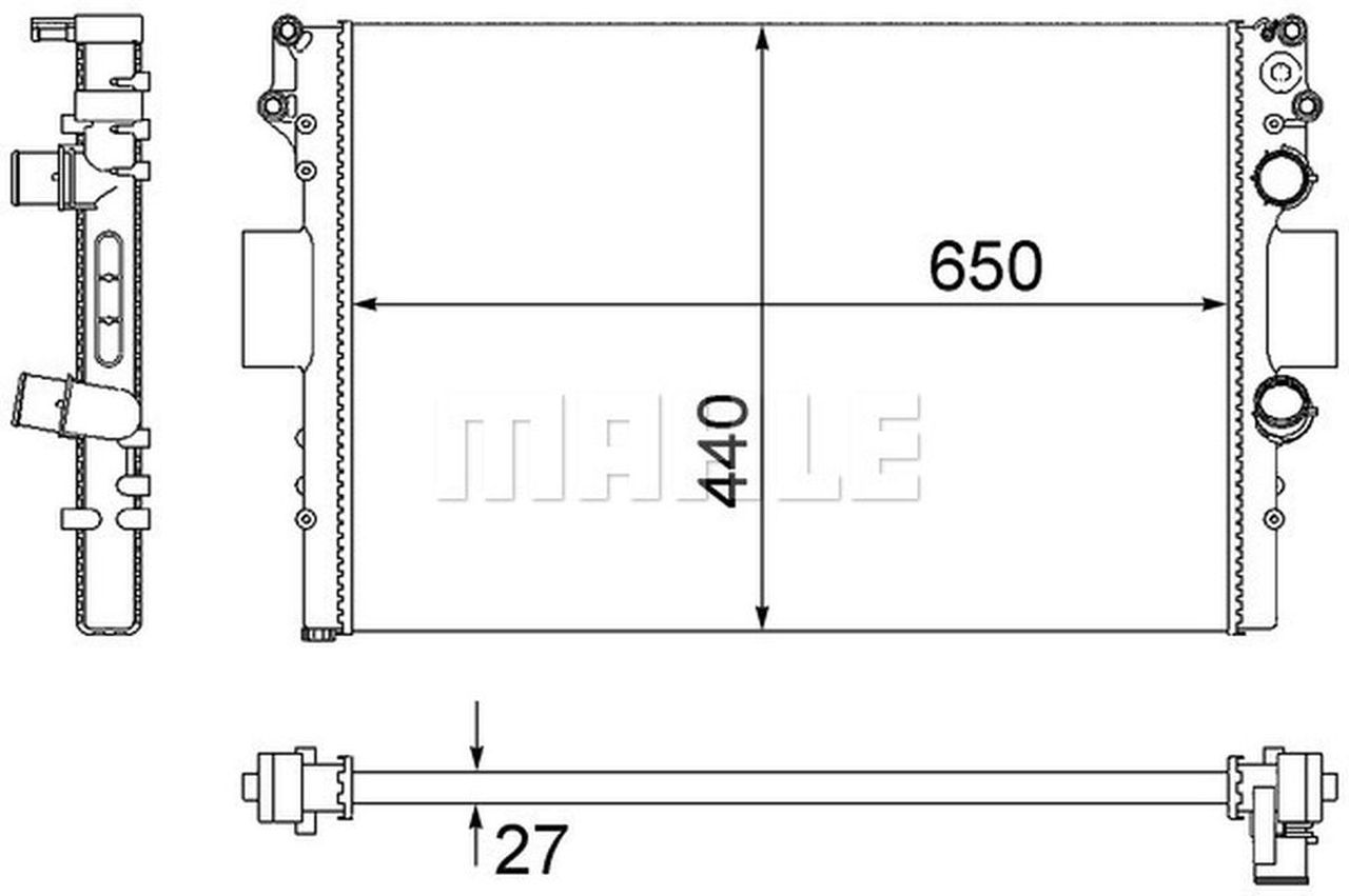 MAHLE LCV Radiator CR2006000P
