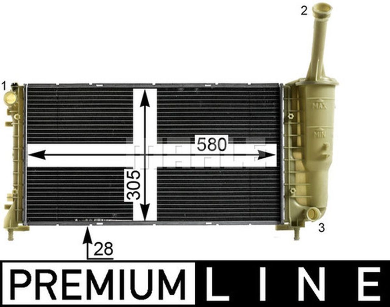 MAHLE PC Radiator CR2010000P