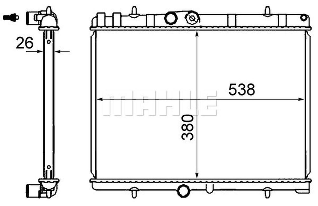 MAHLE PC Radiator CR2014000S