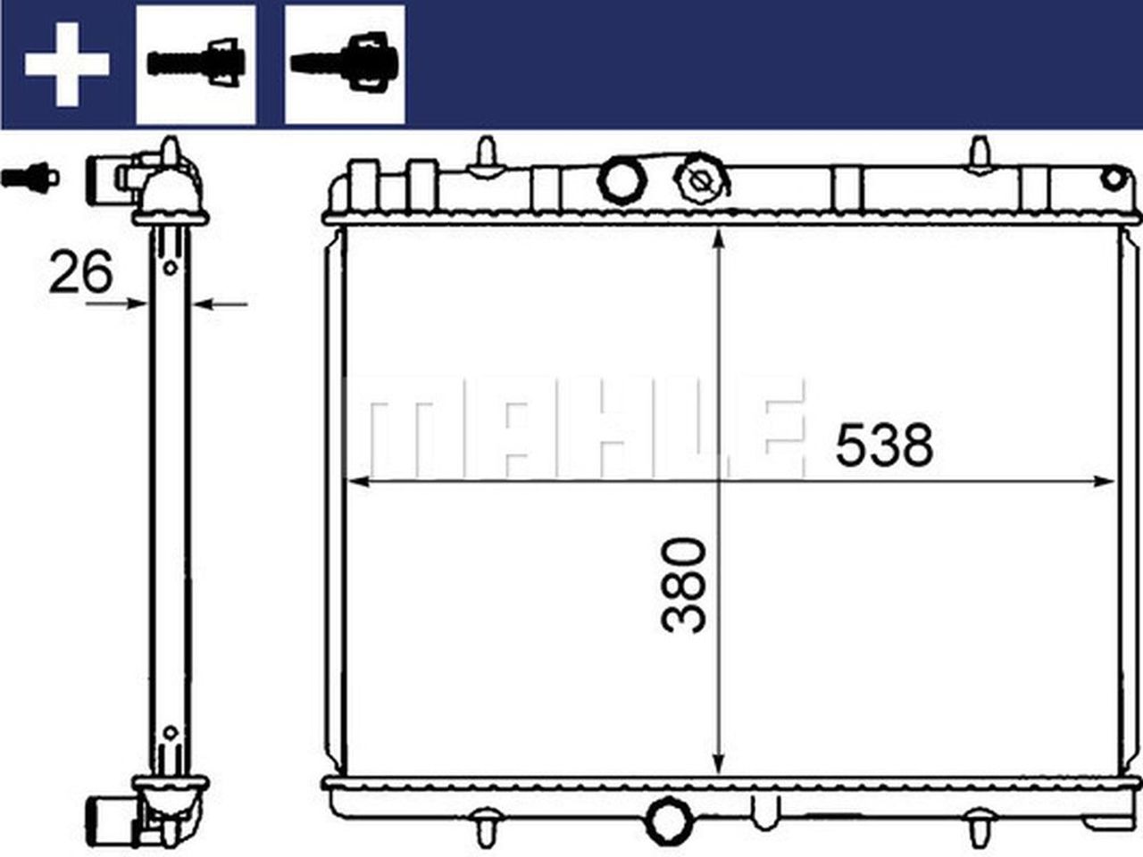 MAHLE PC Radiator CR2014000S